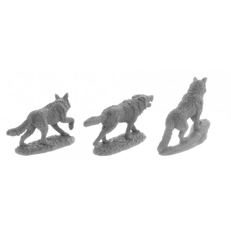 Mini - Reaper Bones USA 07038 Wolf Pack (3ct)