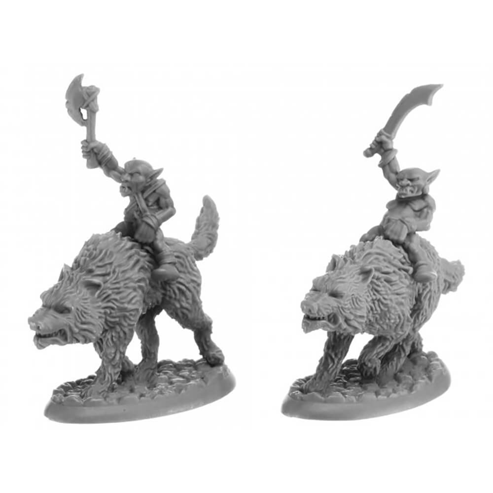 Mini - Reaper Bones USA 07041 Goblin Wolfriders (2ct) — Twenty Sided™