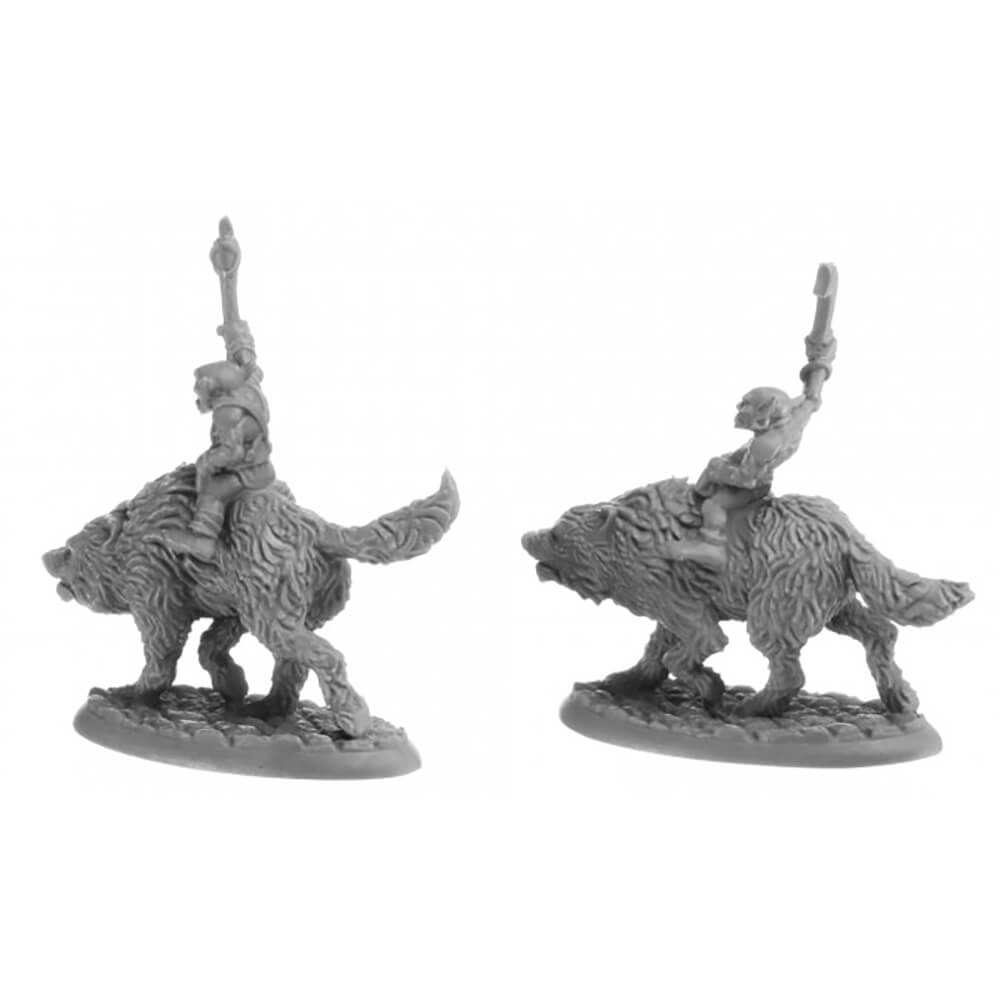 Mini - Reaper Bones USA 07041 Goblin Wolfriders (2ct) — Twenty Sided™