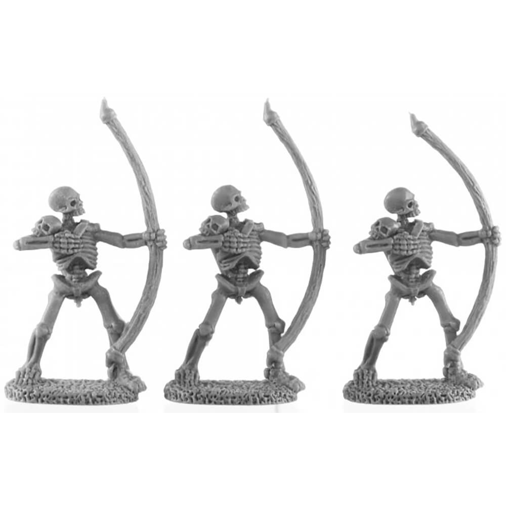Mini - Reaper Bones USA 30024 Skeletal Archers (3ct)