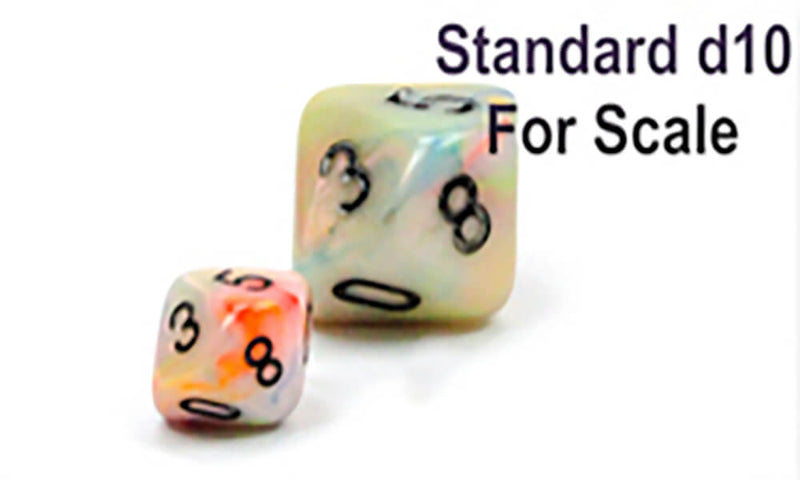 Dice 7-set Mini Festive (10mm) 20442 Circus / Black