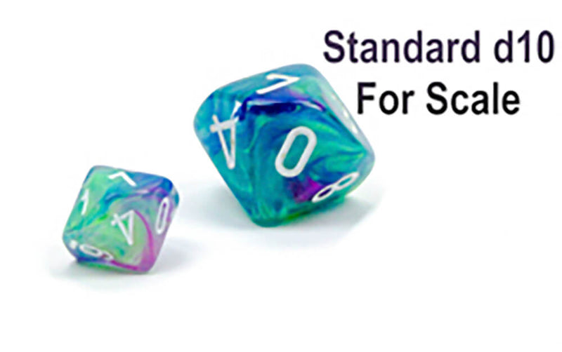 Dice 7-Set Mini Festive (10mm) 20546 Waterlily / White