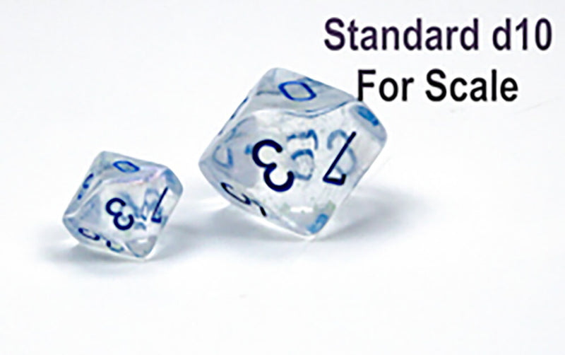 Dice 7-set Mini Borealis (10mm) 20581 Icicle / Light Blue