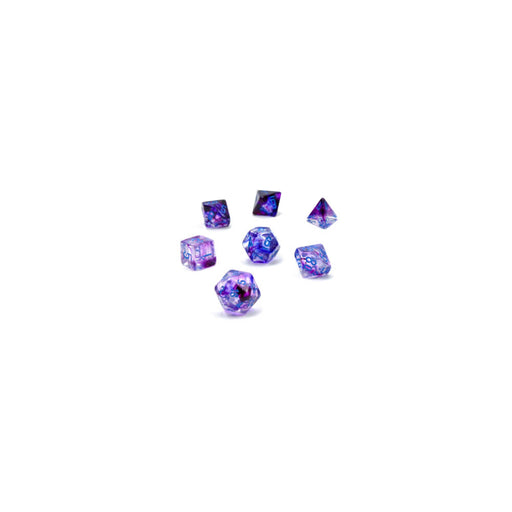 Dice 7-set Mini Nebula (10mm) 20557 Nocturnal / Blue