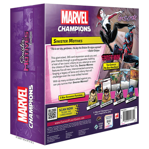 Marvel Champions LCG Expansion : Sinister Motives