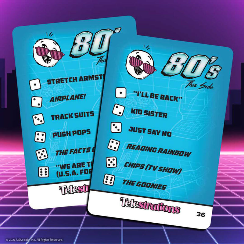 Telestrations Expansion 80's & 90's