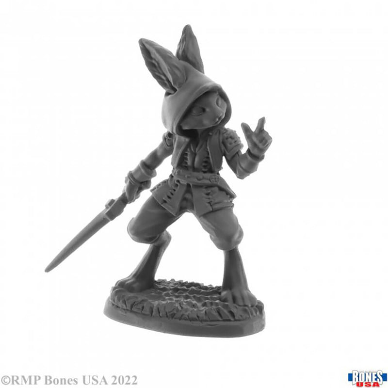 Mini - Reaper Bones USA 30052 Rask Male Harefolk