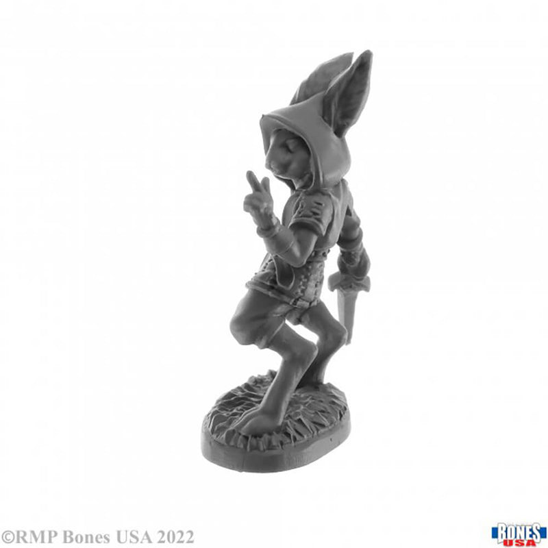Mini - Reaper Bones USA 30052 Rask Male Harefolk