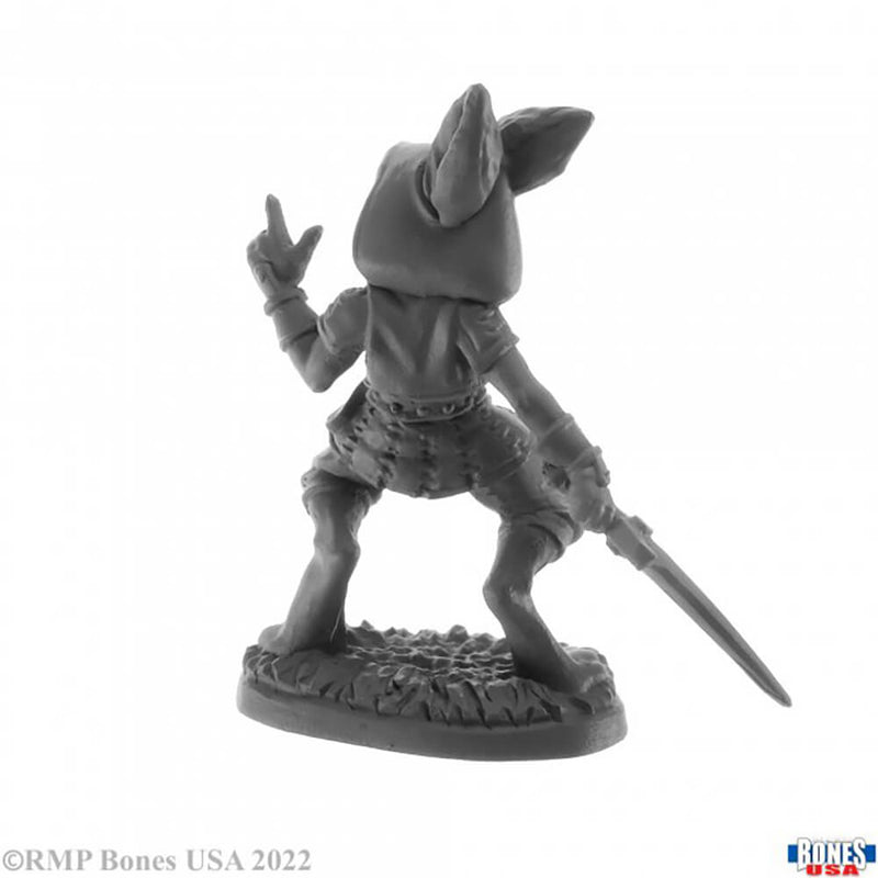 Mini - Reaper Bones USA 30052 Rask Male Harefolk