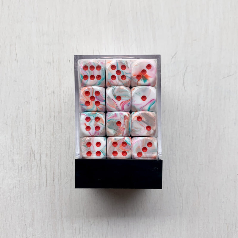 Dice Set 36d6 Festive (12mm) 27939 Pop Art / Red