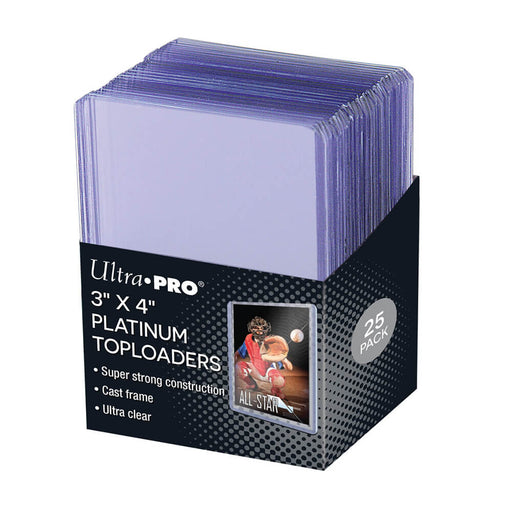 Ultra Pro Top Loaders (3"x4" 25ct) Platinum