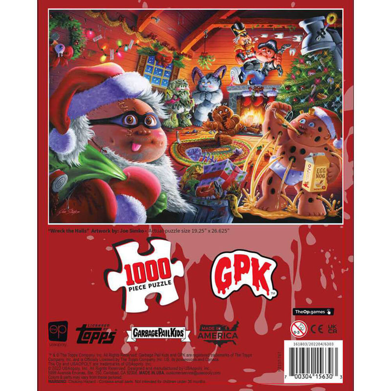 Puzzle (1000pc) Garbage Pail Kids : Wreck the Halls