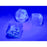 Dice 7-Set Gemini Luminary (16mm) 26465 Pearl Turquoise White / Blue