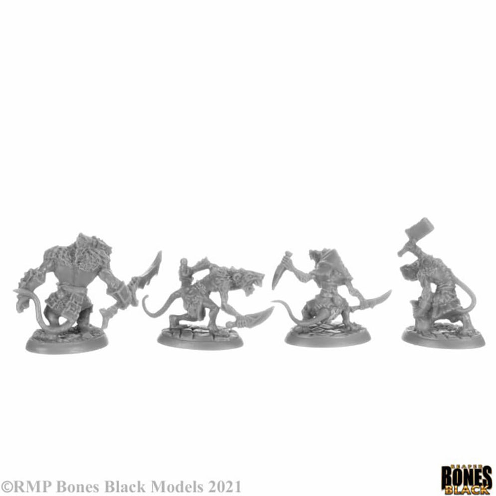 Mini Reaper Bones Black 44148 Wererats Twenty Sided mini-reaper-bones-black-44148-wererats-twenty-sided