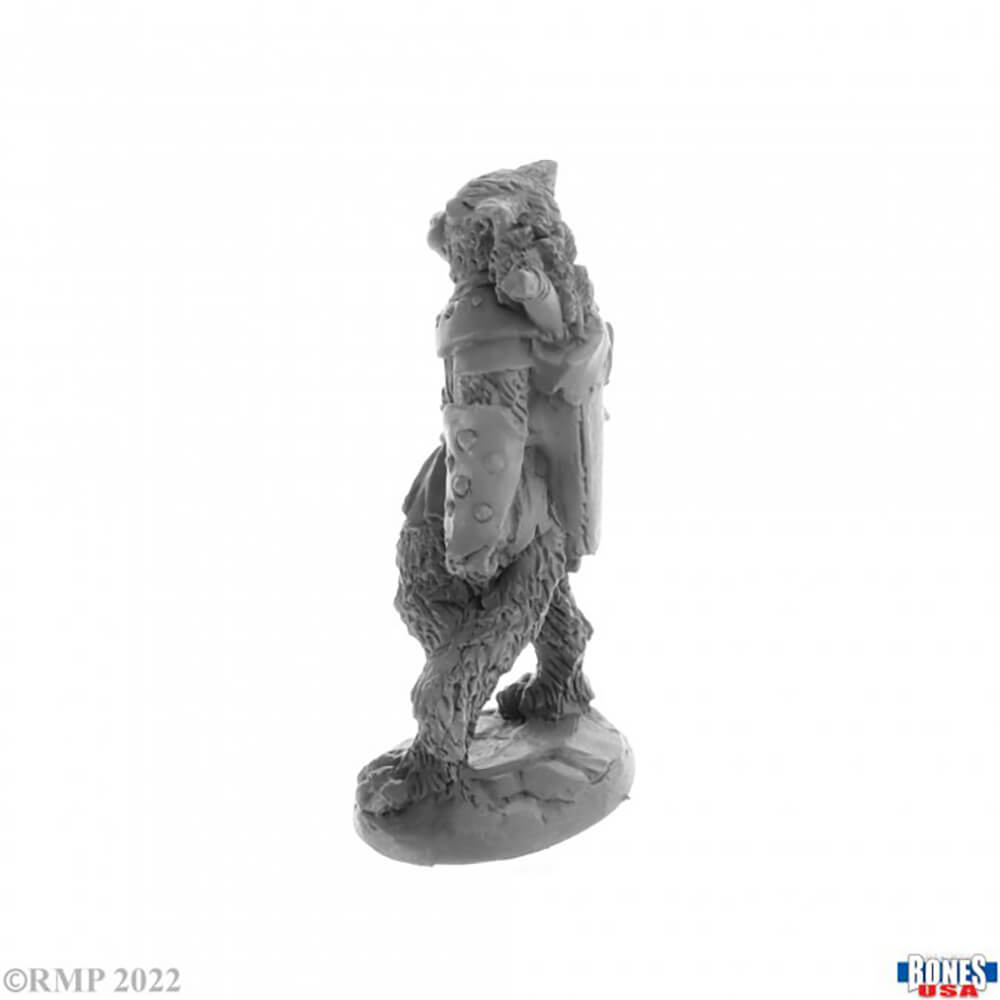 Mini Reaper Bones USA 30058 Catfolk Fighter Mal — Twenty Sided