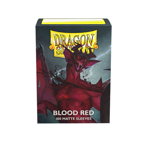 Sleeves Dragon Shield (100ct) Matte : Blood Red