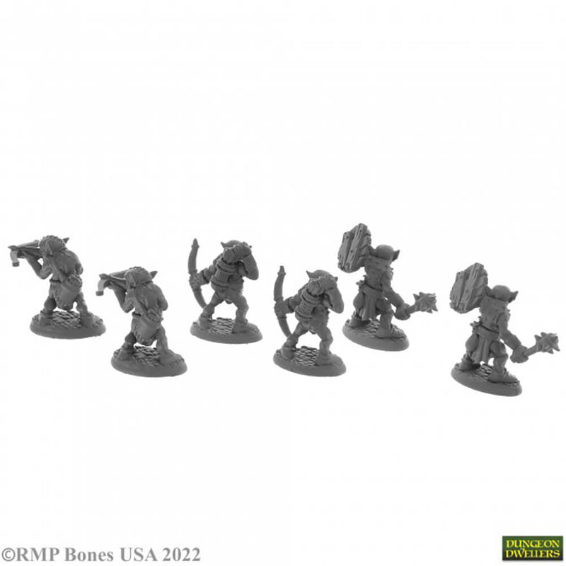 Mini - Reaper Bones USA 07042 Goblin Pillagers (6ct)