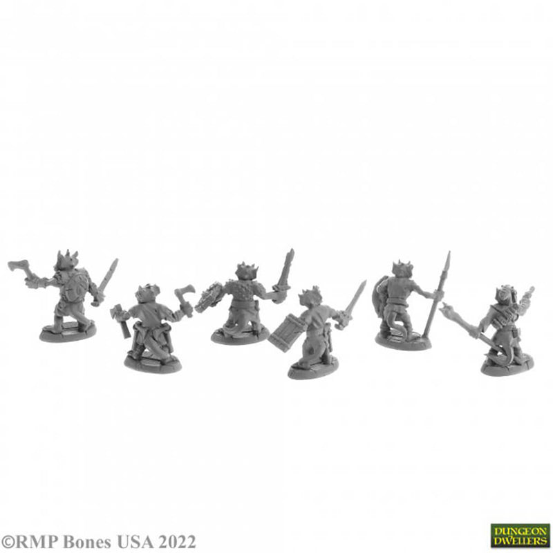 Mini - Reaper Bones USA 07056 Nightclaw Kobolds (6ct)