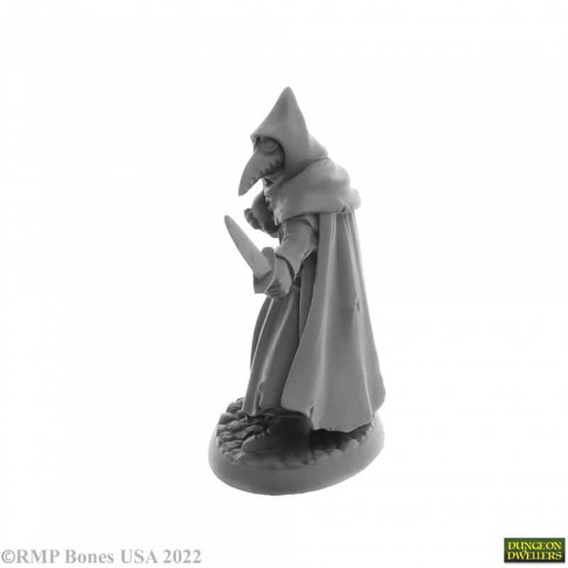 Mini - Reaper Bones USA 07024 Brother Lazarus Plague Doctor