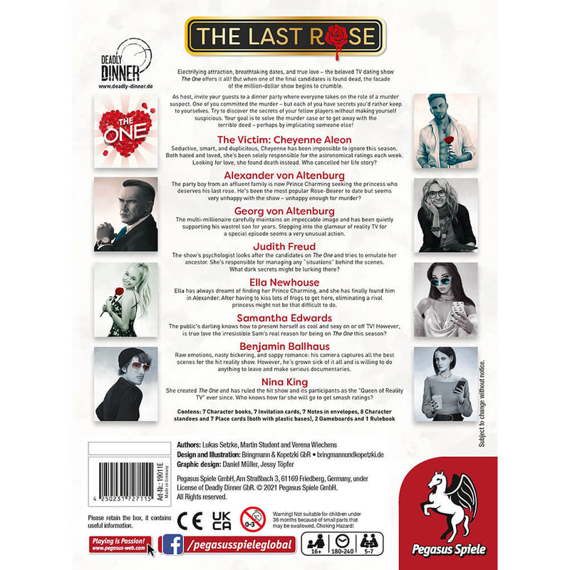 Deadly Dinner : The Last Rose