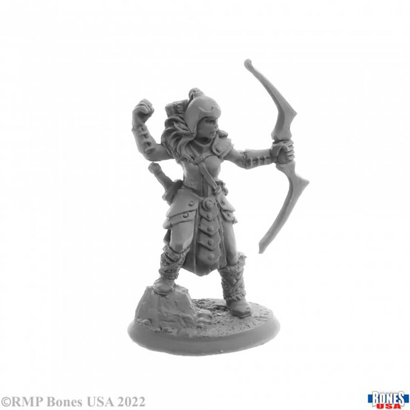 Mini - Reaper Bones USA 30077 Kara Redoak Archer