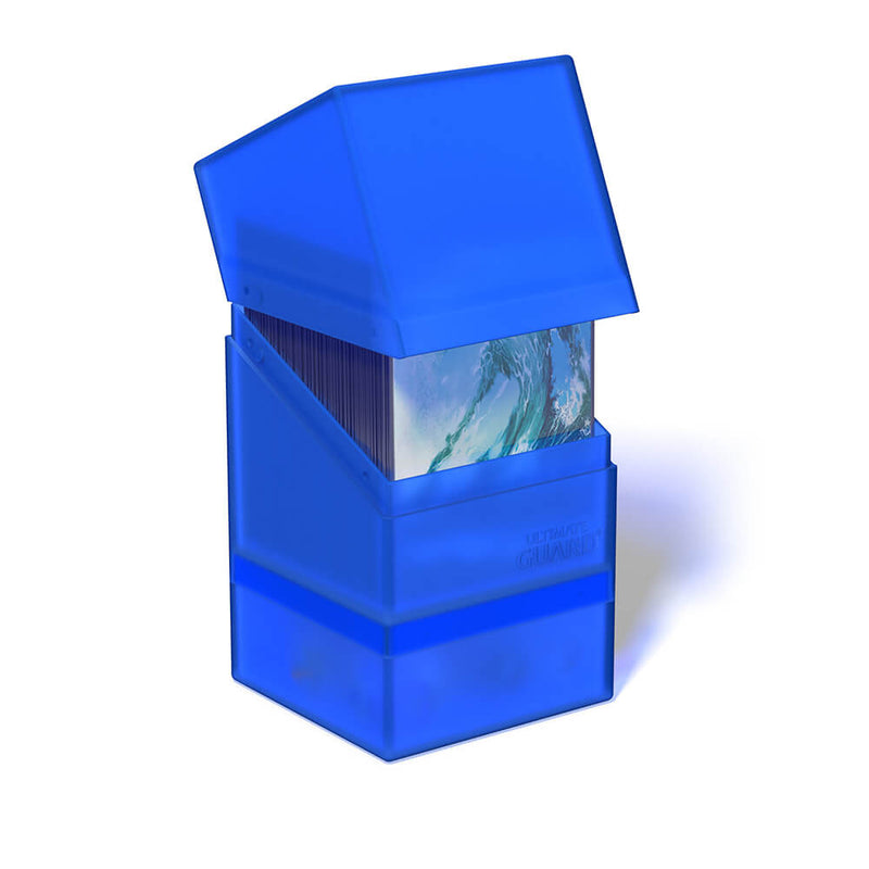 Deck Box Ultimate Guard Boulder & Tray (100ct) Sapphire