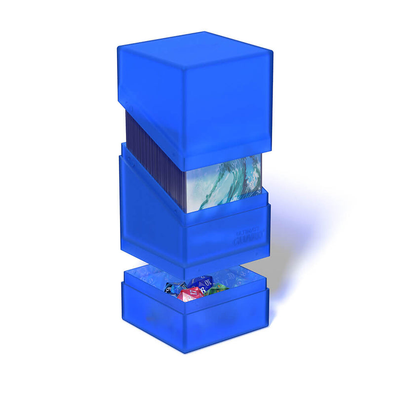 Deck Box Ultimate Guard Boulder & Tray (100ct) Sapphire