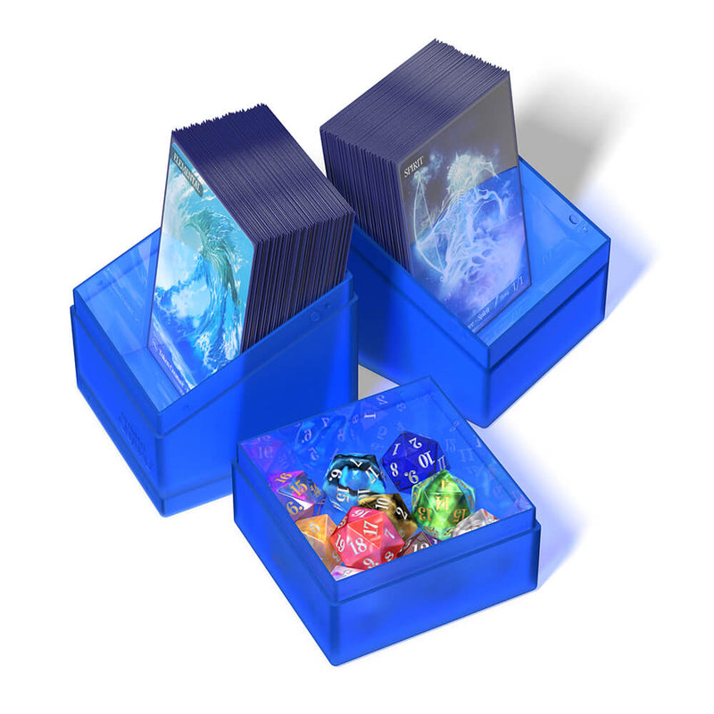 Deck Box Ultimate Guard Boulder & Tray (100ct) Sapphire