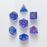 Dice 7-set Galaxy (16mm) Secret Stars / Gold