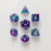 Dice 7-set Arcane (16mm) Magician's Twilight / White