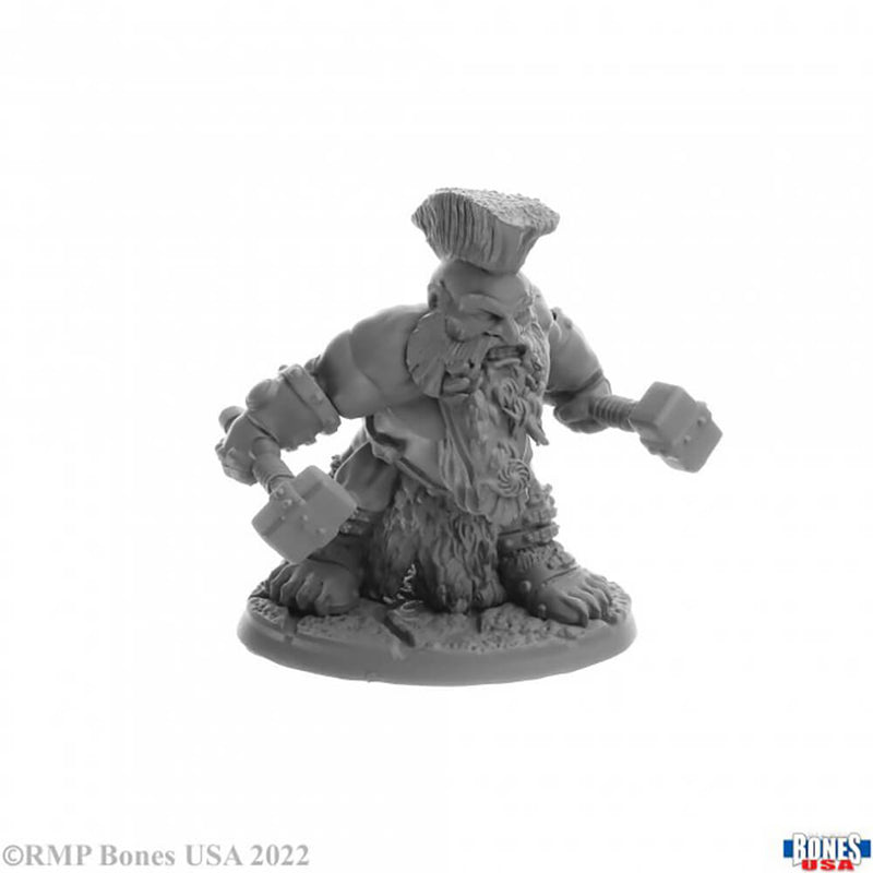 Mini - Reaper Bones USA 30089 Dorn Ironspike Dwarf Warrior