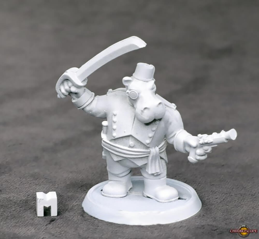 Mini - Reaper Bones 50345 Admiral Gnoph (Hippo / Giff)