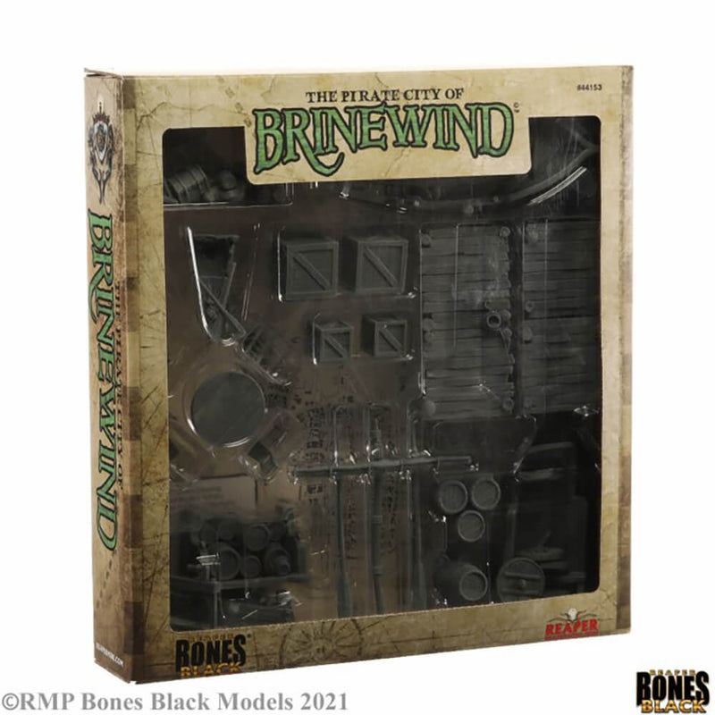 Mini - Reaper Bones Black Deluxe Box Set 44153 Pirate City of Brinewind (20ct)