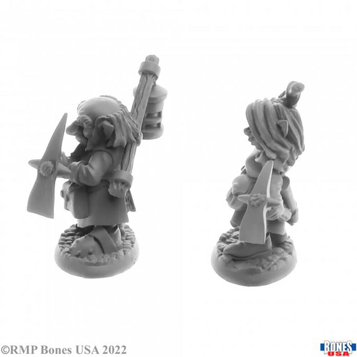 Mini - Reaper Bones USA 30062 Deep Gnome Heroes (2ct)