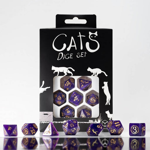 Dice 7-set Cats (16mm) Purrito