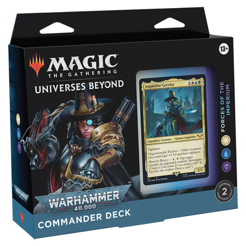 MTG Commander Universes Beyond Warhammer 40,000 : Forces of the Imperium (WUB)