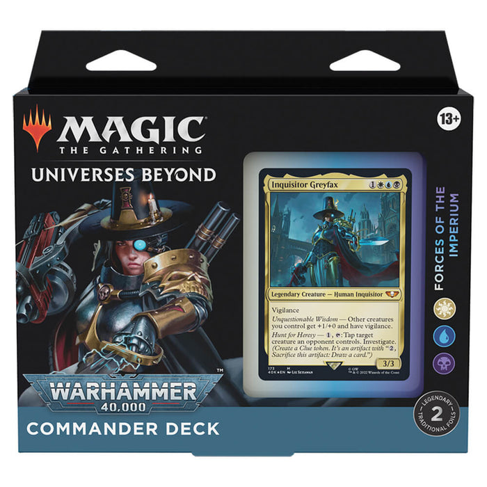 MTG Commander Universes Beyond Warhammer 40,000 : Forces of the Imperium (WUB)