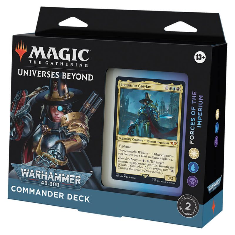 MTG Commander Universes Beyond Warhammer 40,000 : Forces of the Imperium (WUB)
