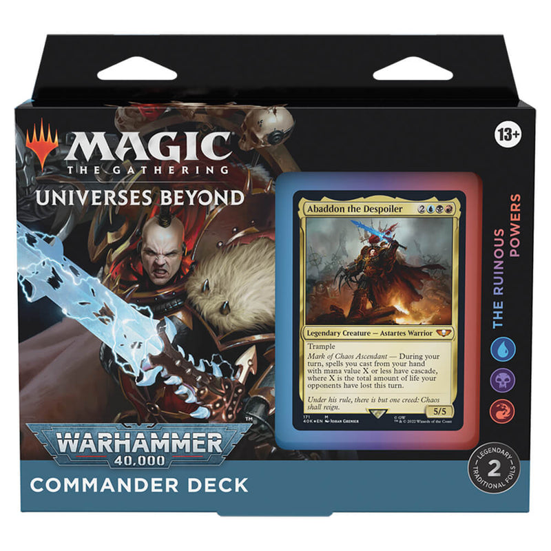 MTG Commander Universes Beyond Warhammer 40,000 : The Ruinous Powers (UBR)
