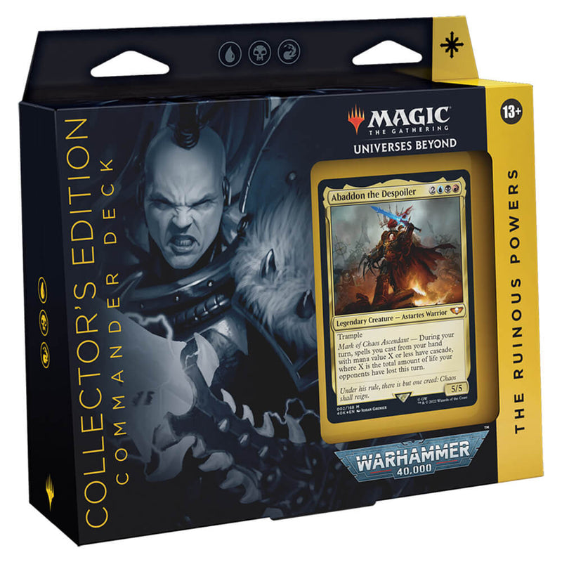 MTG Commander Universes Beyond Warhammer 40,000 Collector's Edition : The Ruinous Powers (UBR)