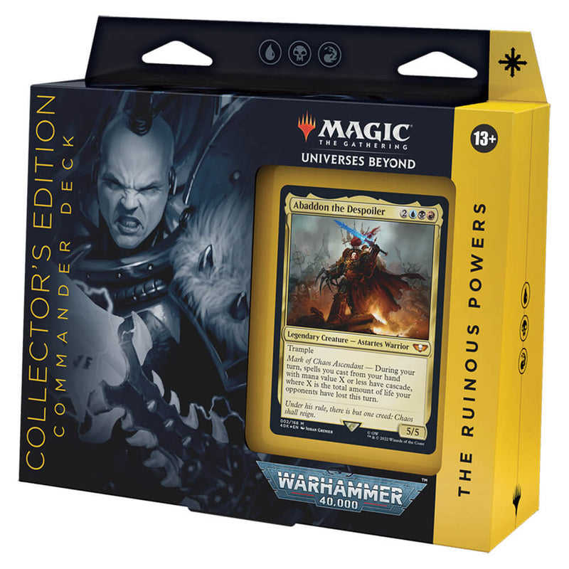 MTG Commander Universes Beyond Warhammer 40,000 Collector's Edition : The Ruinous Powers (UBR)