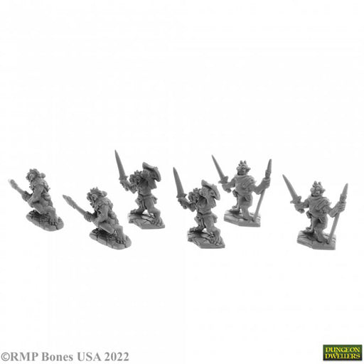 Mini - Reaper Bones USA 07057 Bloodscale Kobolds (6ct)