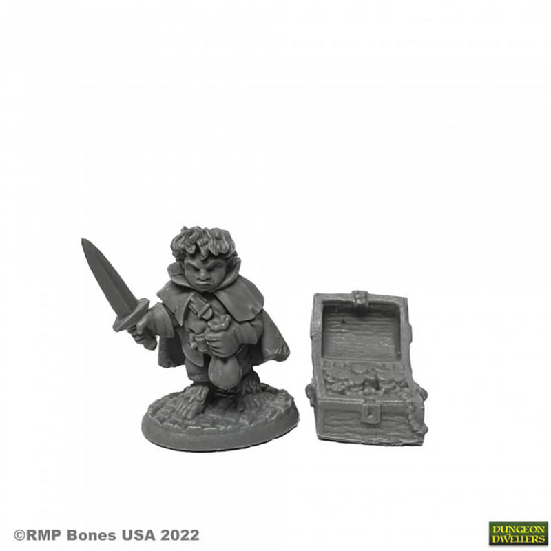 Mini - Reaper Bones USA 07004 Stitch Thimbletoe (Halfling Rogue)