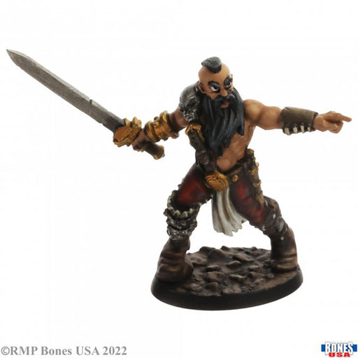 Mini - Reaper Bones USA 30102 Grimkel Bloodbeard (Viking / Barbarian)