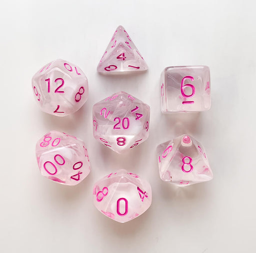 Dice 7-set Forest (16mm) Cloudy Passion / Pink