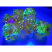 Dice 7-set Lab Borealis (16mm) 30053 Canary / White