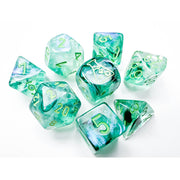 Dice 7-set Lab Borealis (16mm) 30054 Kelp / Green