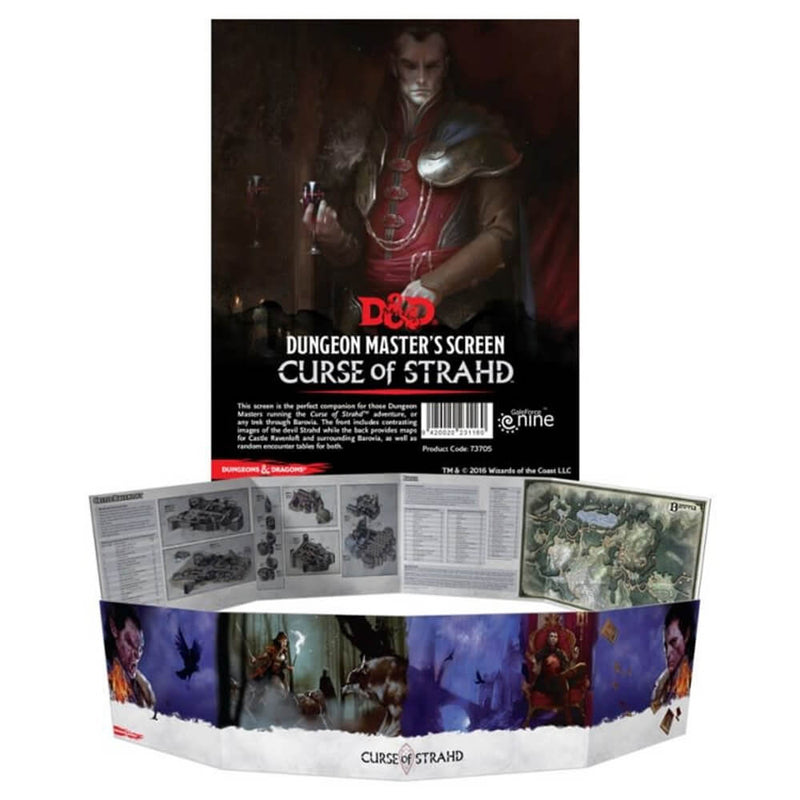 D&D (5e) DM Screen : Curse of Strahd