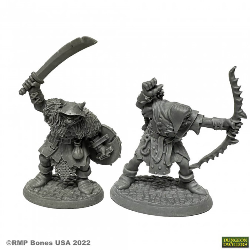 Mini - Reaper Bones USA 07013 Orc Raiders (2ct)