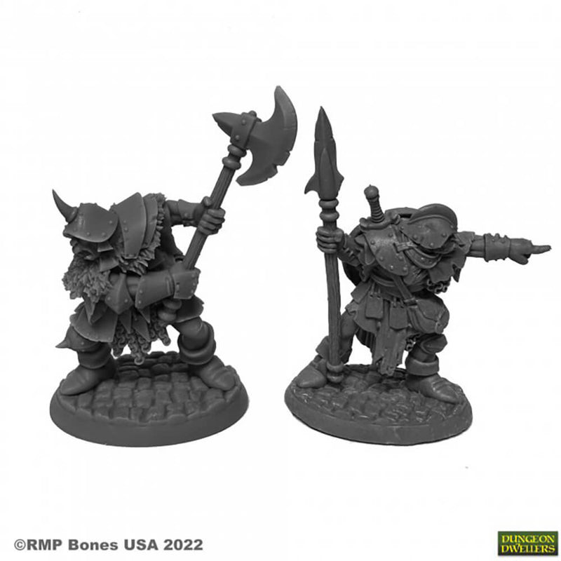Mini - Reaper Bones 07014 Orc Leaders (2ct)